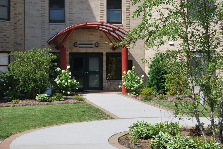 dormitory entrance canopy, entrance canopy, school dormitory entrance canopy